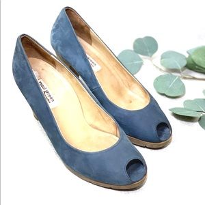 Vintage Paul Green Munchen Suede Leather Pumps